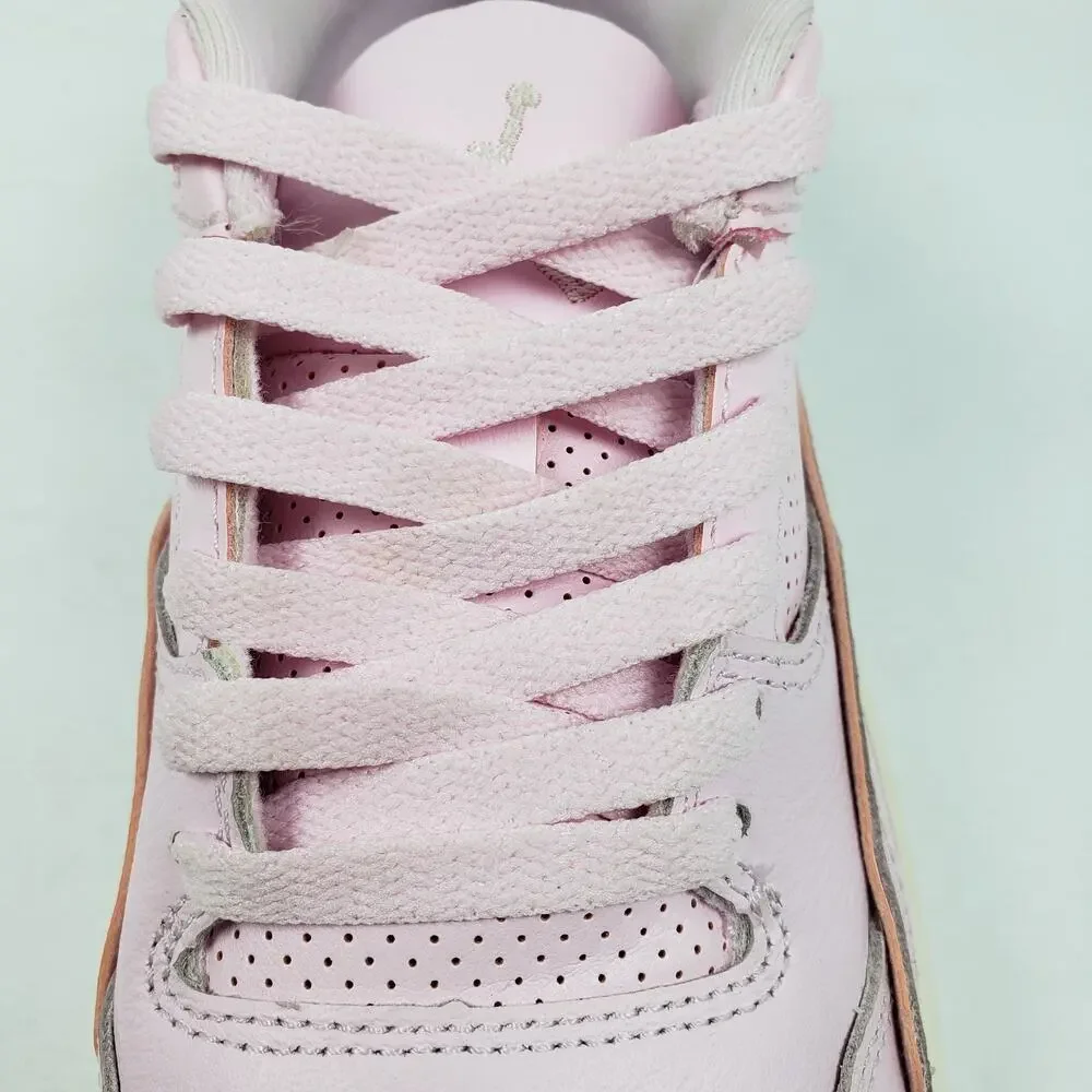 Nike Air Jordan Flight Court Girls Sz 5Y Womens Sz 6.5 Pink Foam Sail Shoes
